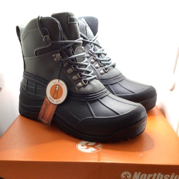 Northside Glacier Peak Mens Charcoal Gray Weather Boot Choose Size main image 3